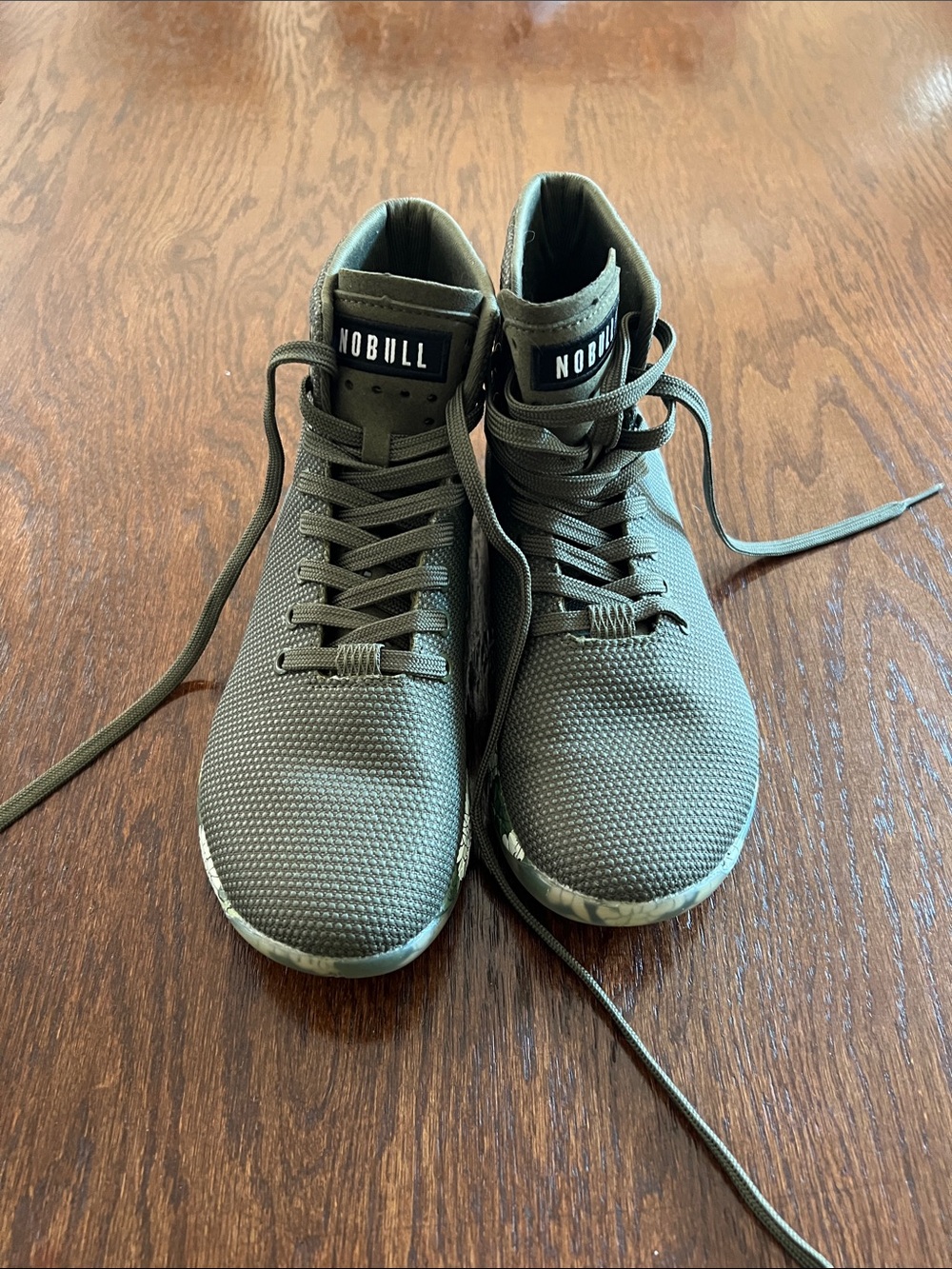 NOBULL Men’s or women Olive Green High-Top Training Sneakers